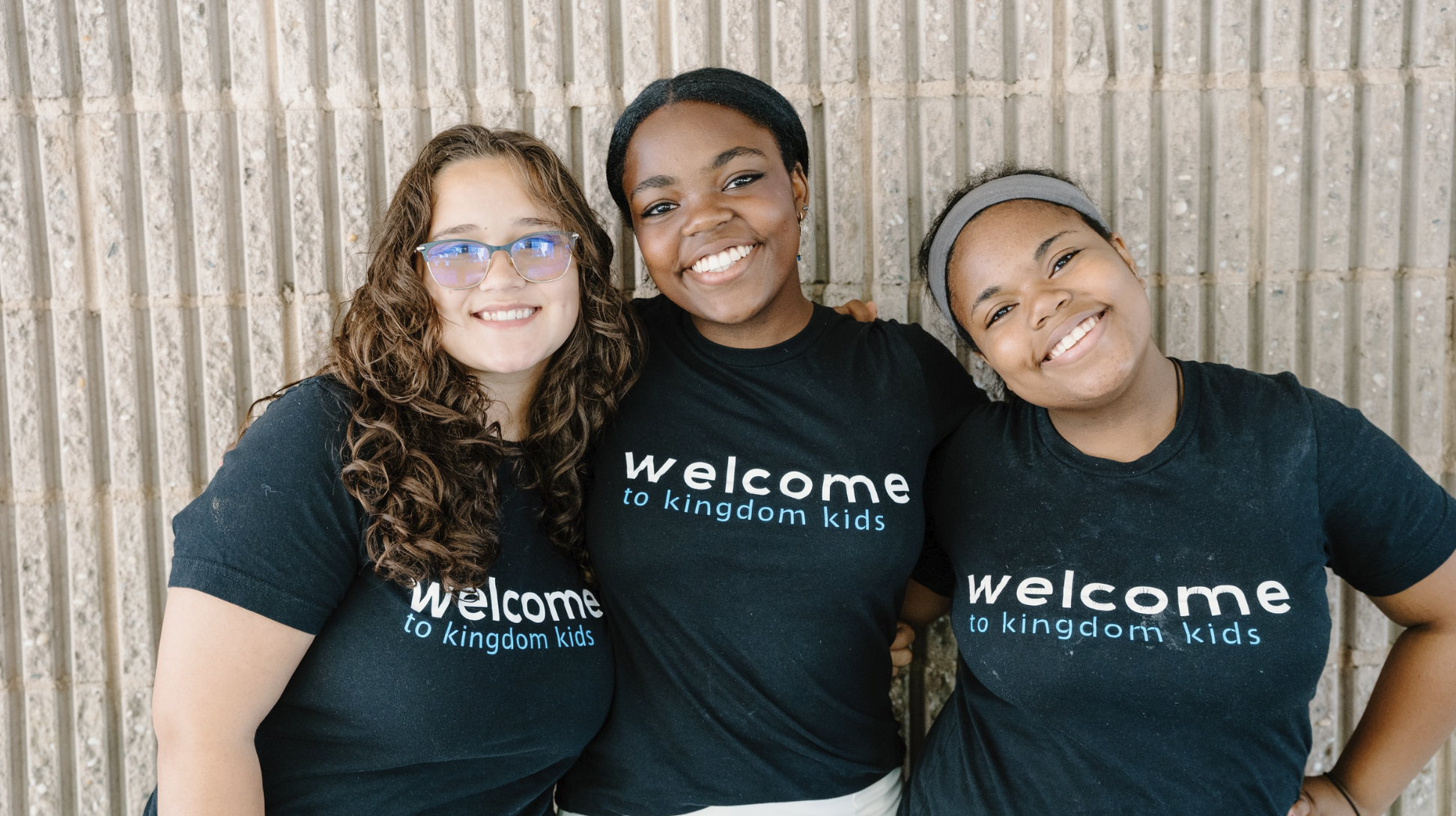 Kingdom Kids young helpers serving at Sound of Heaven Church
