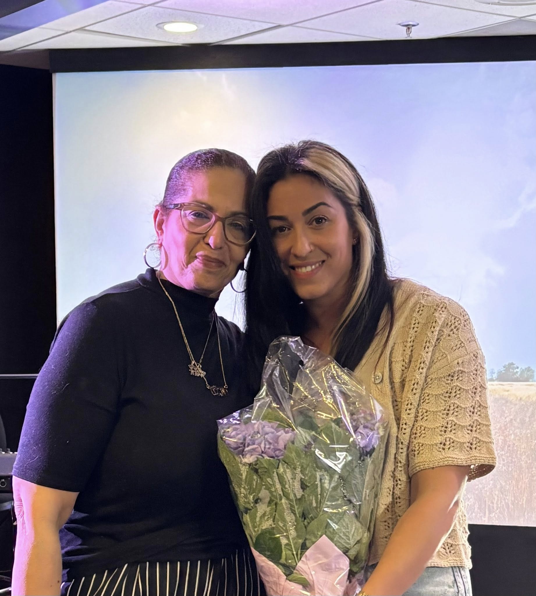 Dr. Celeste Cruz and Pastor Rachel Ova at a Women Of Virtue gathering