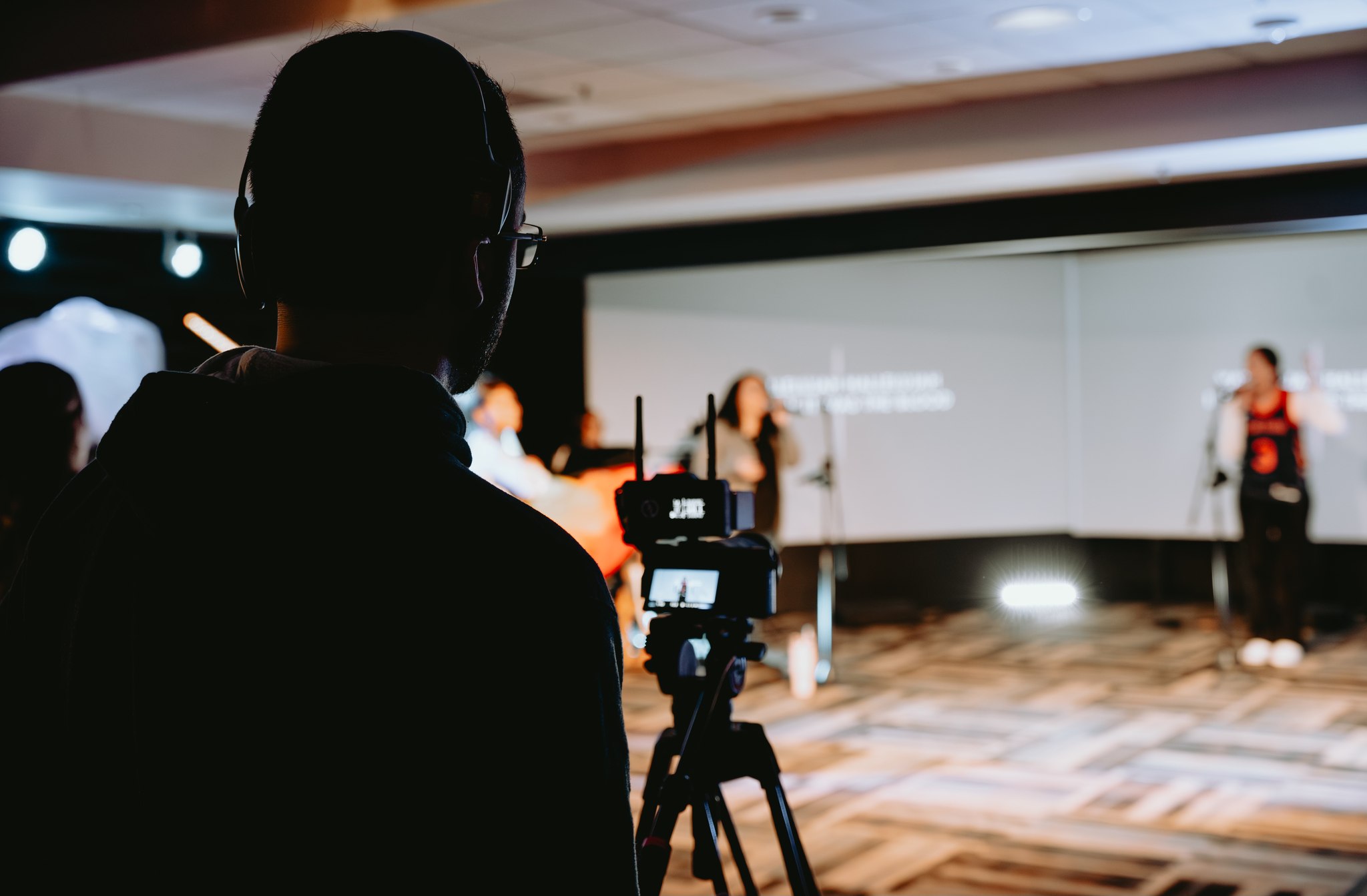 Media Team camera operator at Sound of Heaven Church