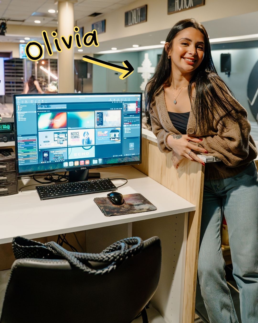 Olivia, Media Team volunteer at Sound of Heaven Church