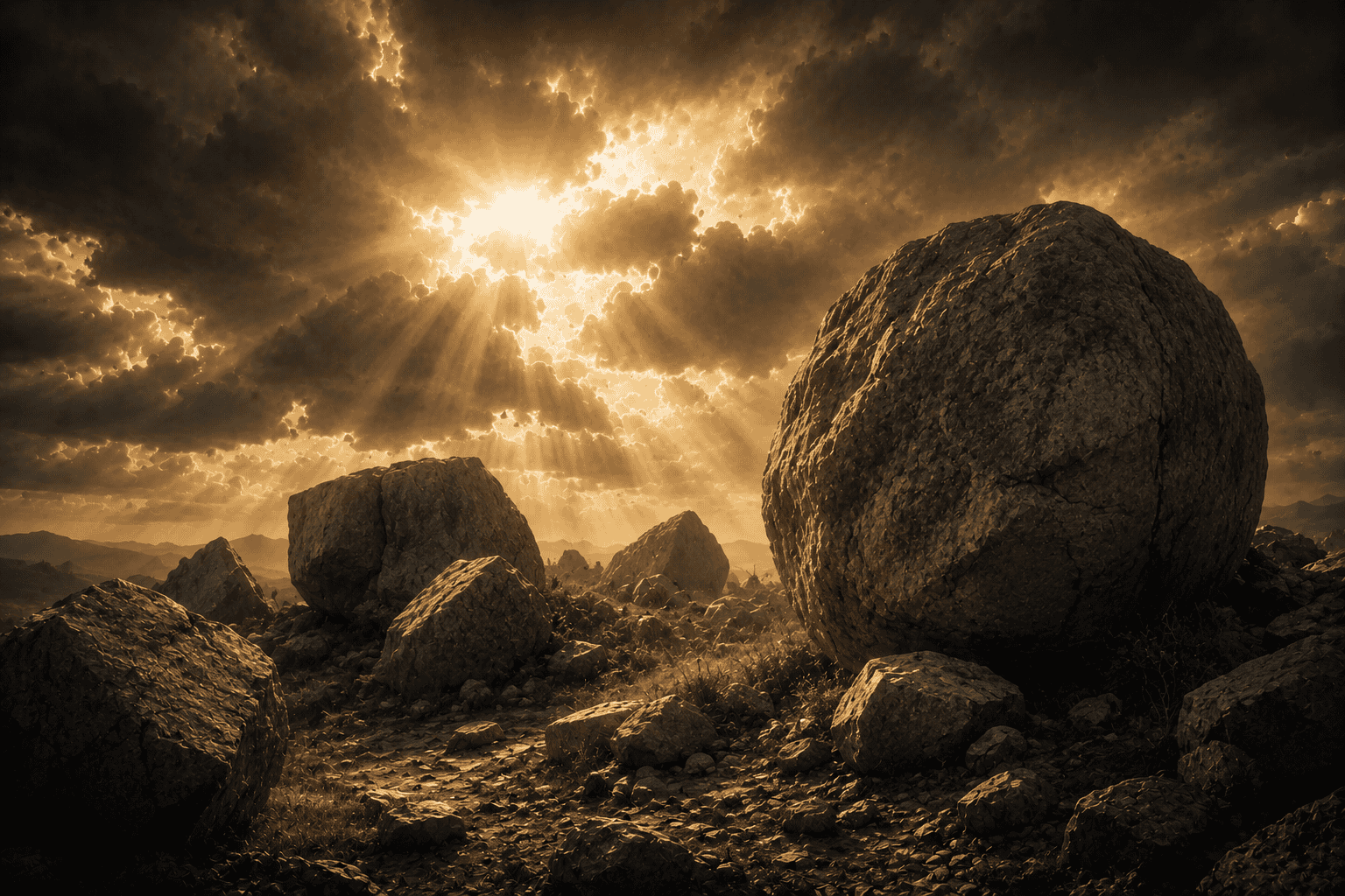 the stone will cry out main