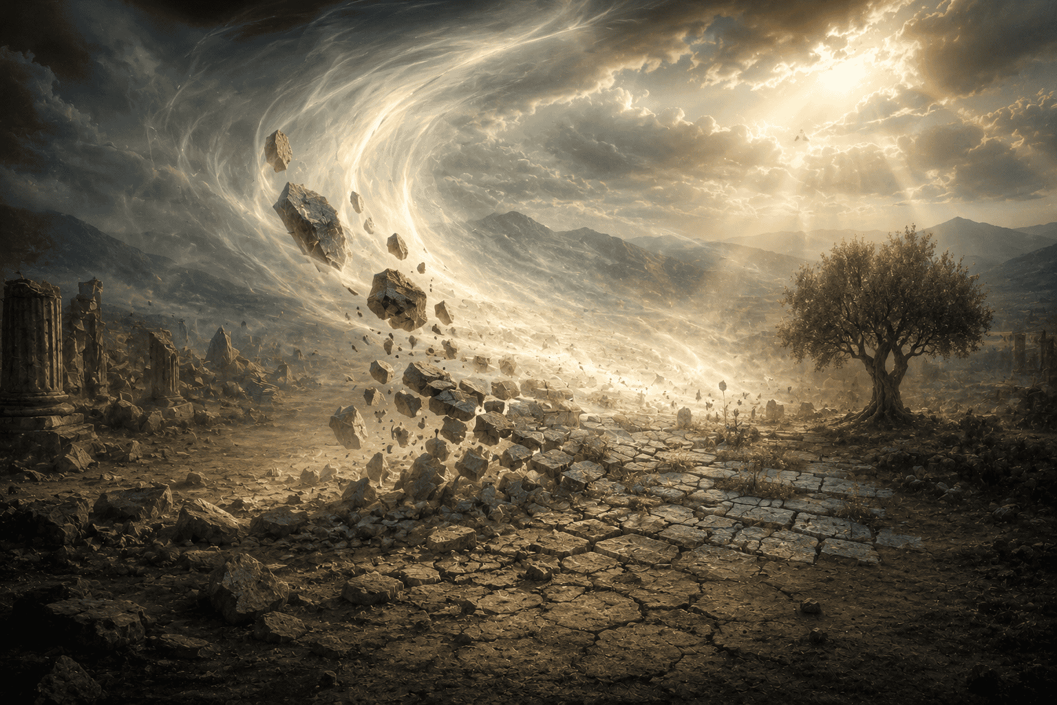 Ruach, the Hebrew word for the wind, breath, and Spirit of God