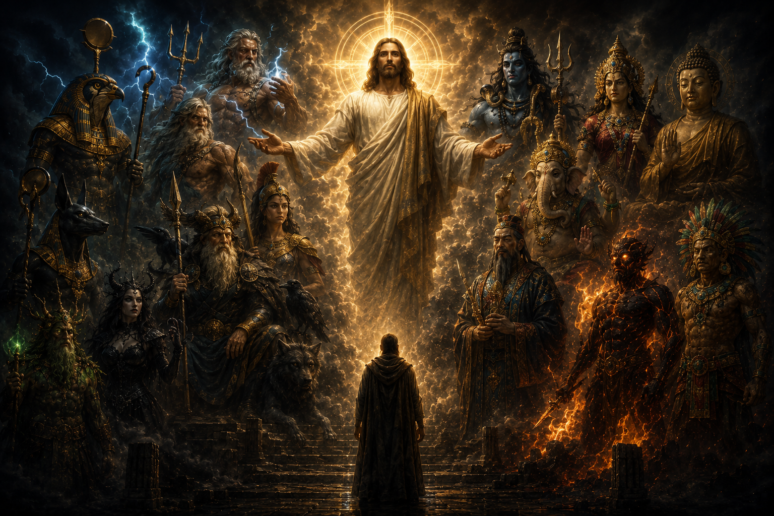 A person seeking to know who the real God is